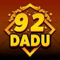 92 Dadu Game logo shows a brown coloue background