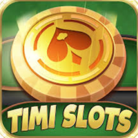 Timi Slots Game logo shows a card with heart