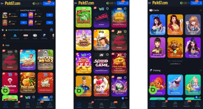 PAK67 Game Image with games