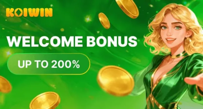 Koi Win image with welcome bonus