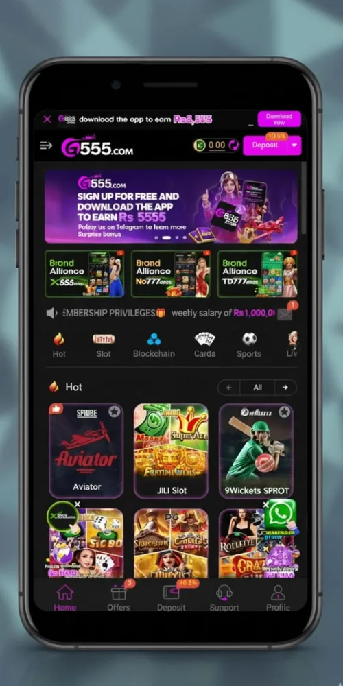 G555 Game Image with popular games of pakistan