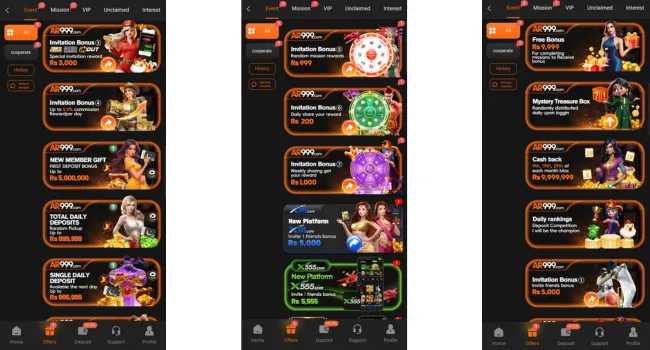 AR999 Game Bonuses and Rewards